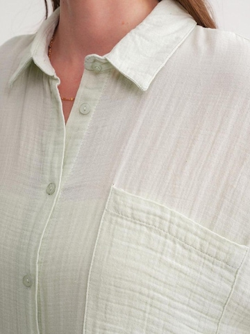 Camicia da donna di MixRay in verde