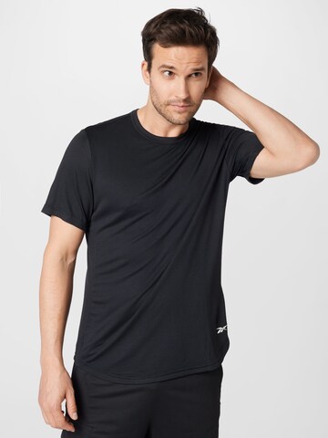 Reebok Funktionsshirt in Schwarz: Vorderseite