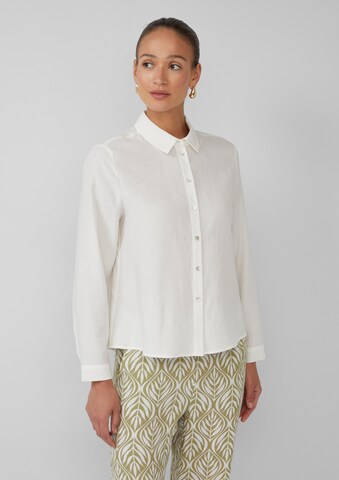 s.Oliver BLACK LABEL Bluse in Weiß: Vorderseite