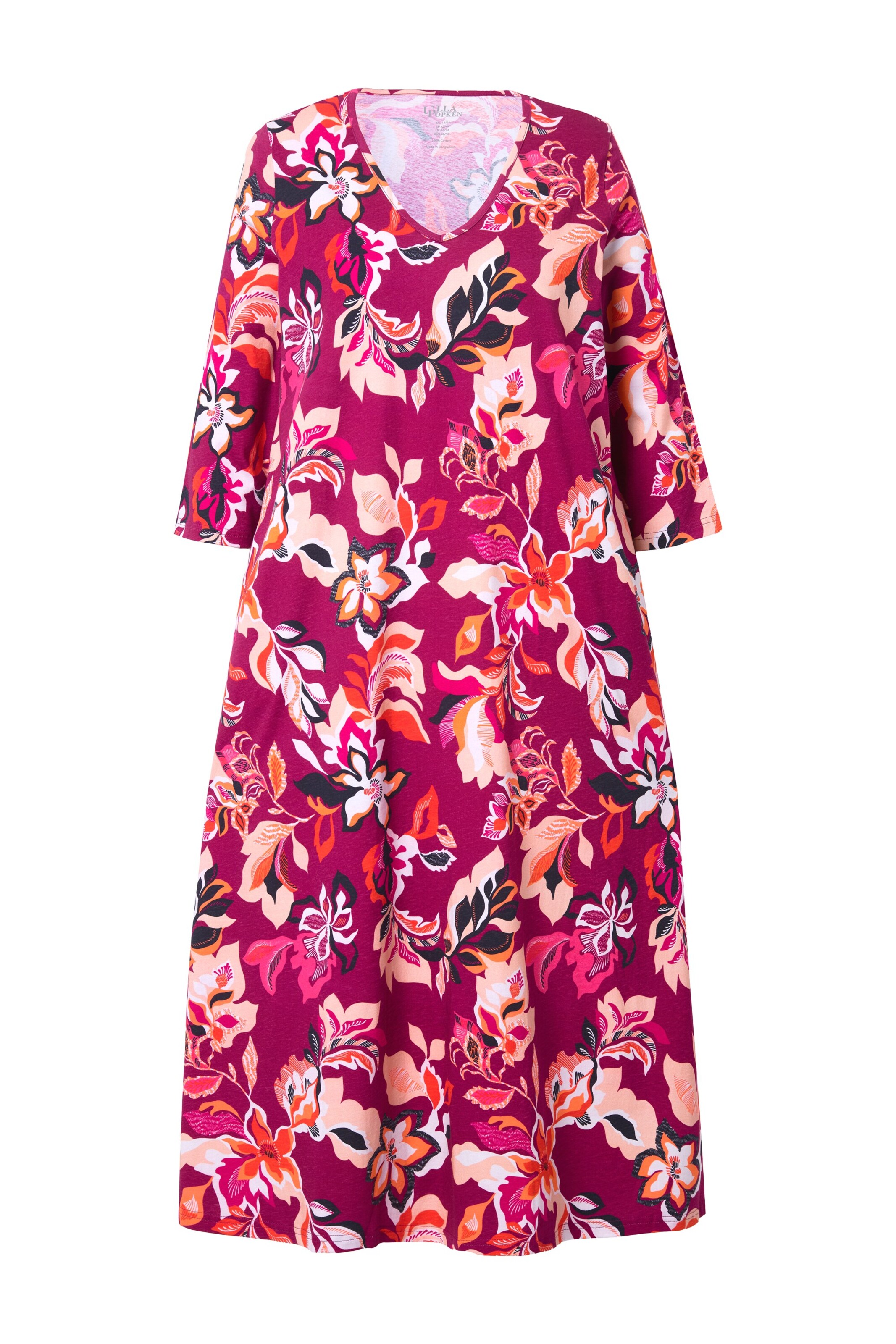 Ulla Popken Kleid in Lila: Vorderseite