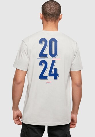 Mister Tee Shirt 'France 2024 Football' in Grijs