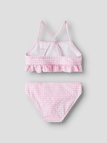 NAME IT Bralette Bikini 'NMFZammer' in Pink