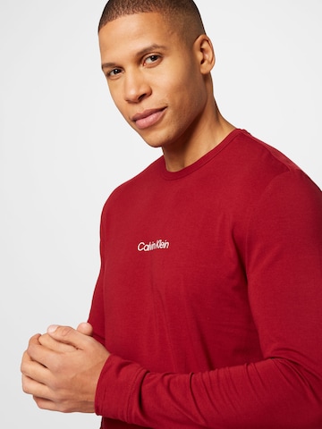 Calvin Klein Underwear Long Pajamas in Red