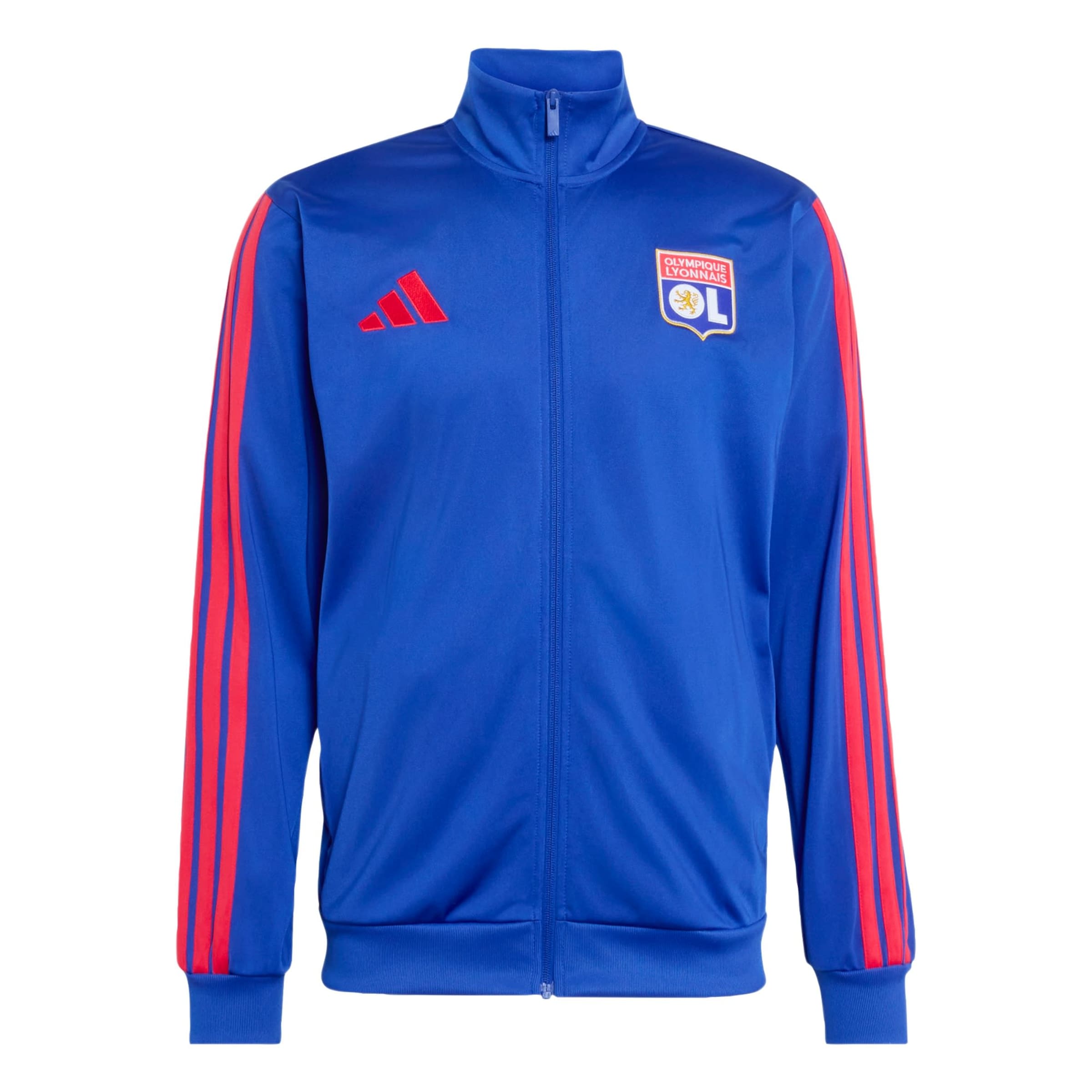 Giacca per l'allenamento 'Olympique Lyon DNA' di ADIDAS PERFORMANCE in blu: frontale