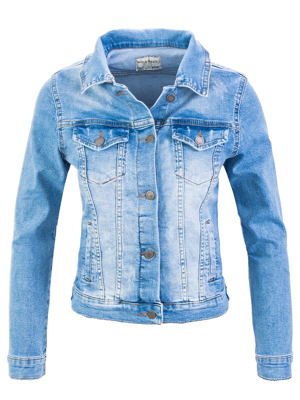 Rock Creek Between-Season Jacket in Blue Denim