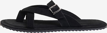Ombre Teenslippers 'Klapki' in Zwart: voorkant