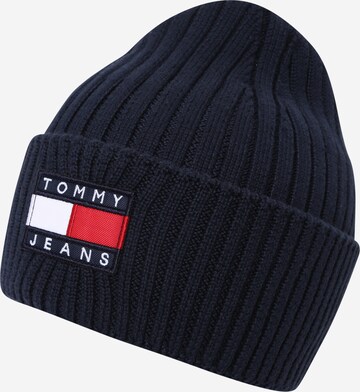 Tommy Jeans Beanie 'Heritage' in Blue: front