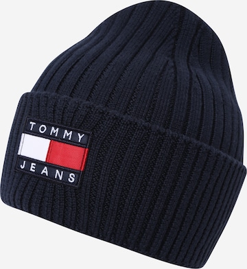 Tommy Jeans Beanie 'Heritage' in Blue: front