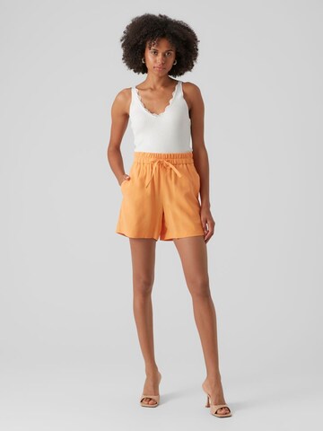 VERO MODA Loosefit Bukser 'Carmen' i orange