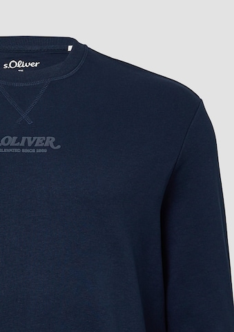 s.Oliver Sweatshirt in Blauw