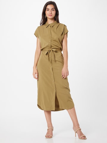 Soft Rebels - Vestido camisero 'Valencial' en beige: frente