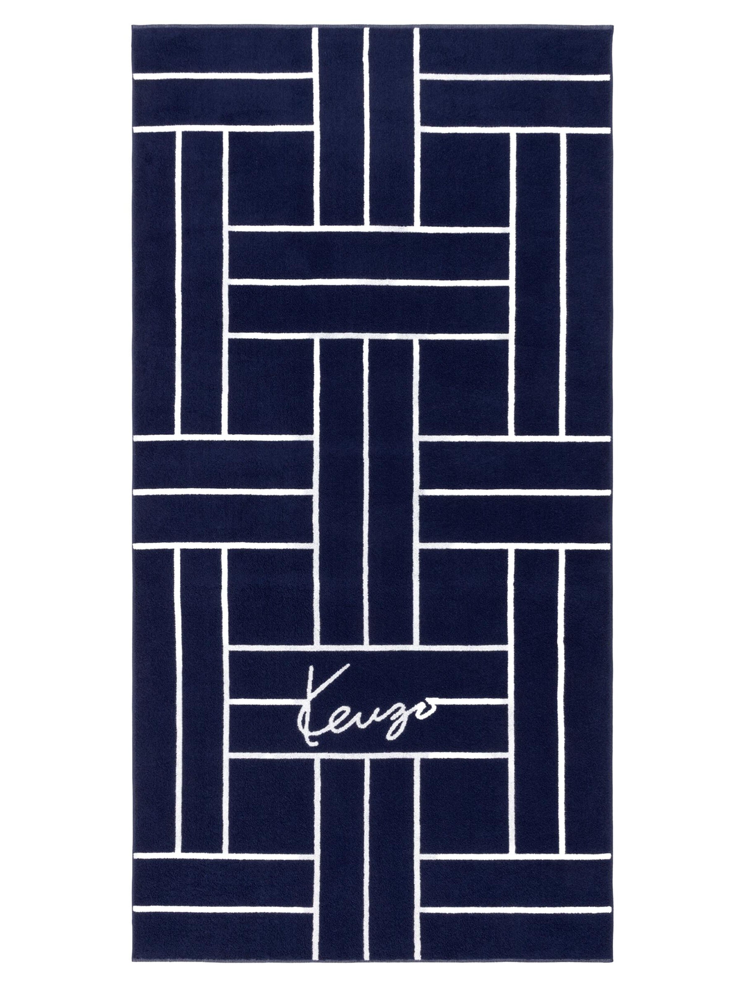 KENZO Strandtuch 'KTATAMI'‌‌‌ in Blau: Vorderseite