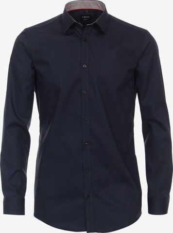 VENTI Button Up Shirt in Blue: front