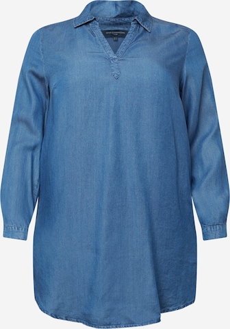 ONLY Carmakoma Shirt Dress 'JEMMA' in Blue: front