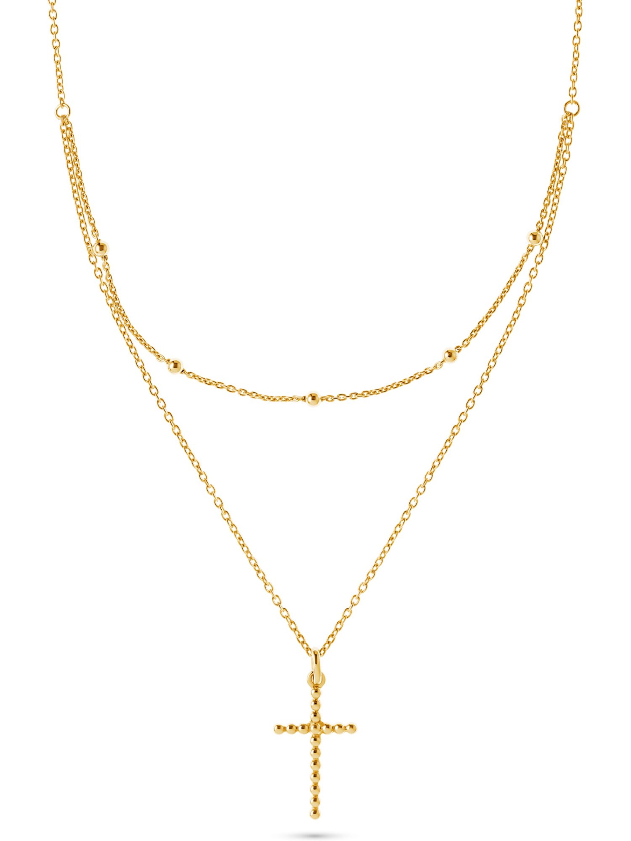 CHRIST Necklace in Gold: front