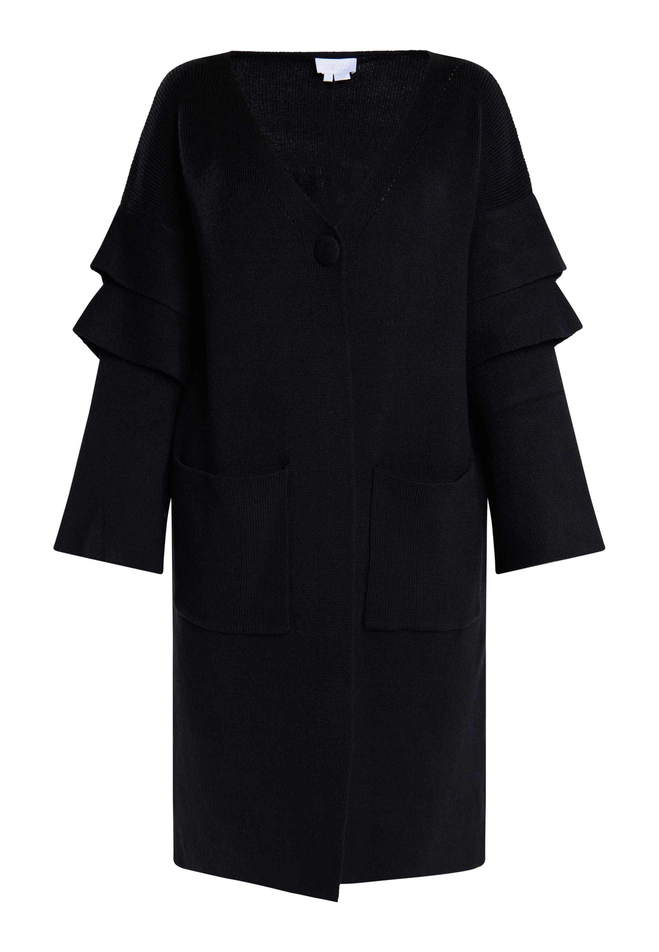 usha WHITE LABEL Cardigan i sort: forside