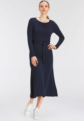 DELMAO Knitted dress in Blue