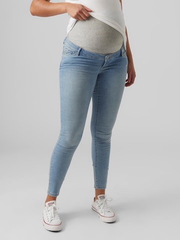 Vero Moda Maternity Skinny Jeans 'SOPHIA' in Blau