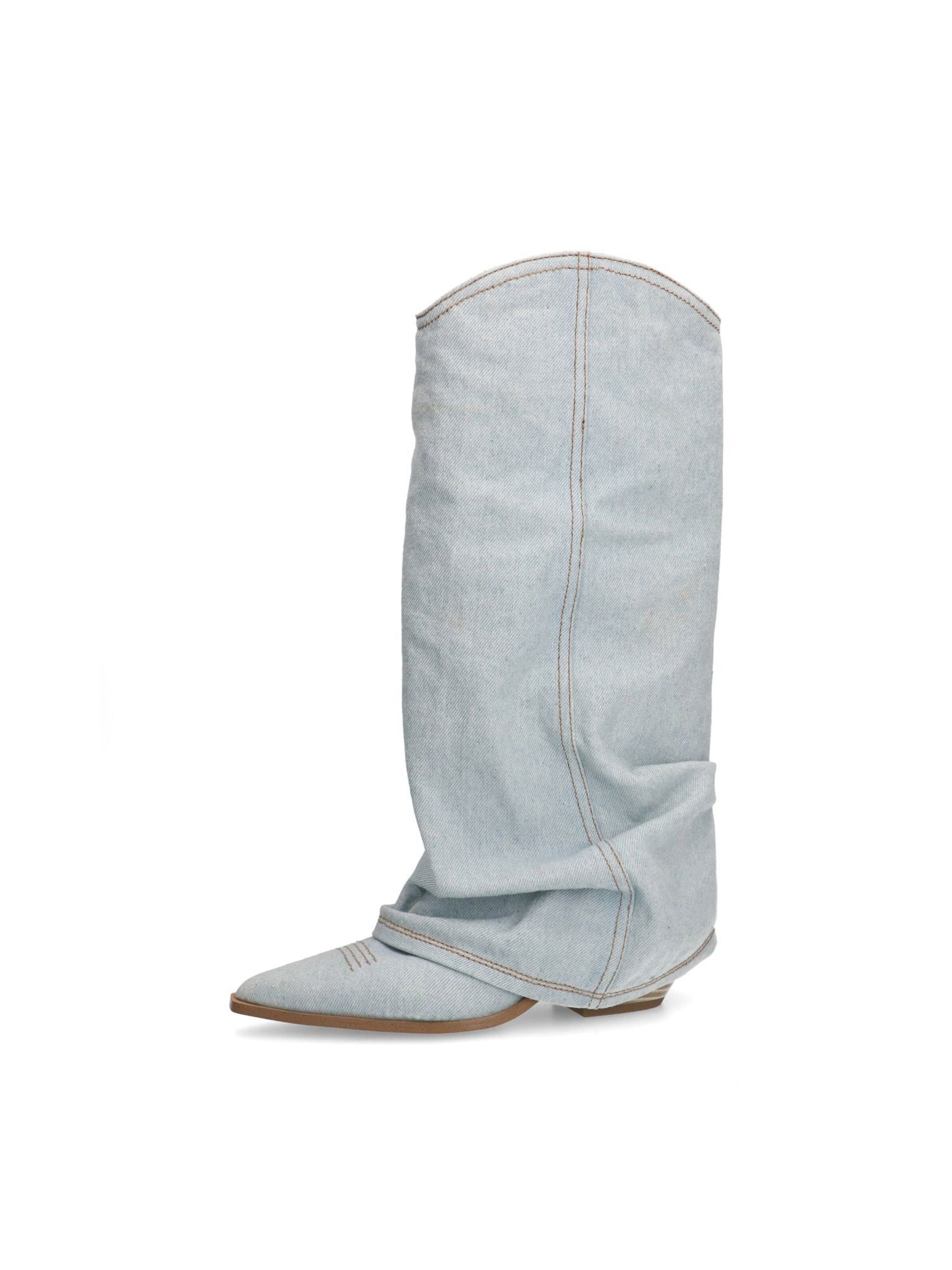Bottes de cowboy SACHA en bleu : devant