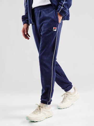 Tapered Pantaloni sport 'TERRINDA' de la FILA pe albastru: față