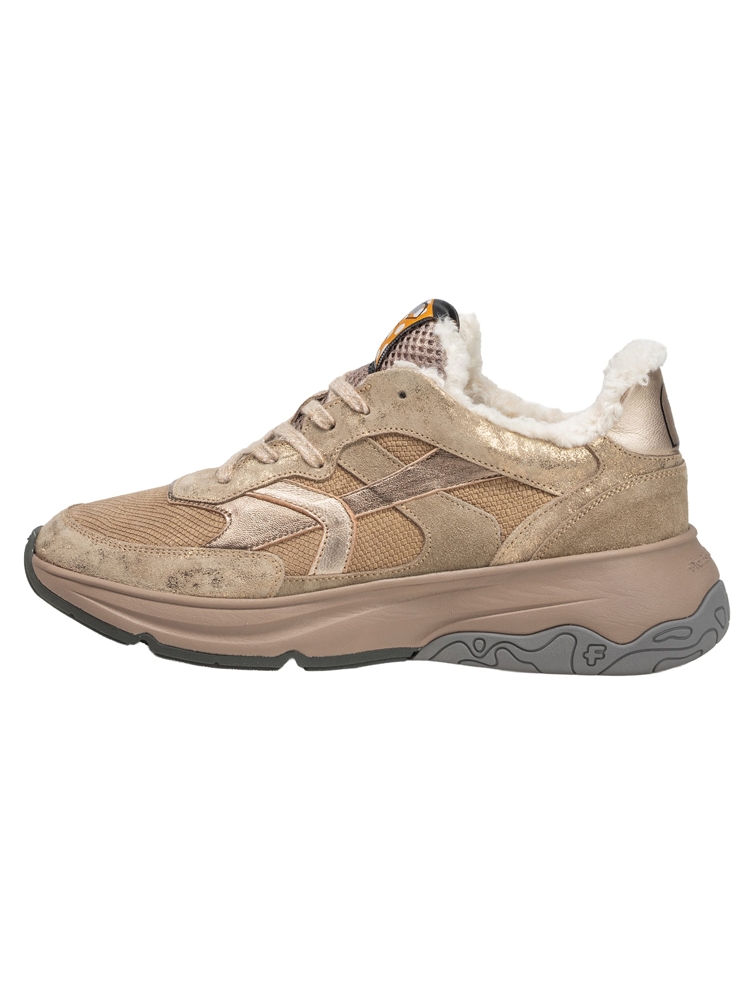 Floris van Bommel Sneaker 'Holli 01' in Gold: Vorderseite