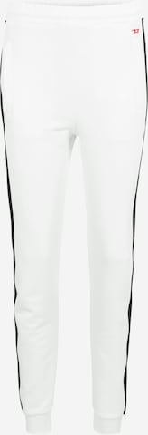 DIESEL Tapered Pants 'JAM' in White: front