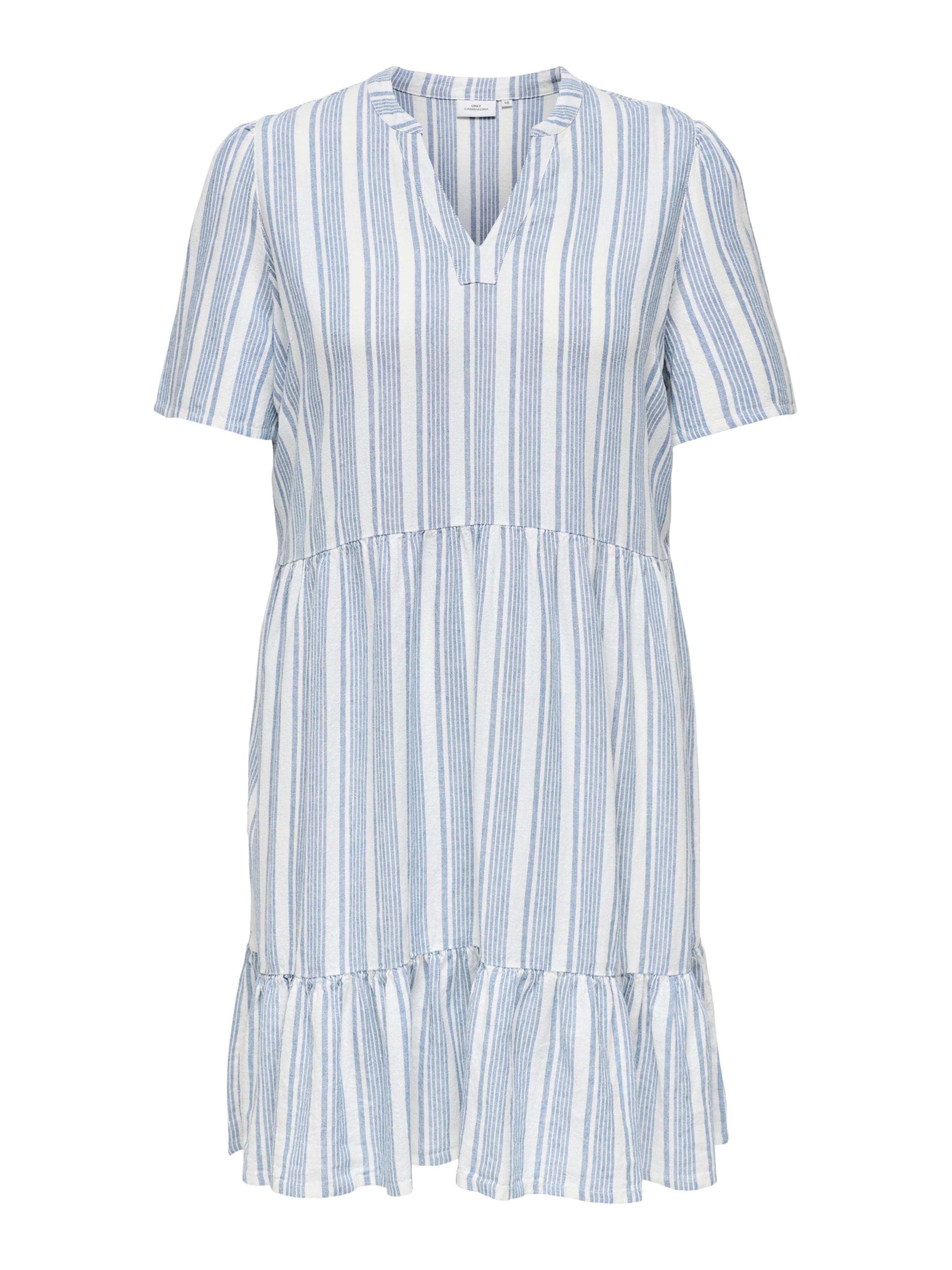 ONLY Carmakoma Рокля 'CARTIRI' в синьо: отпред