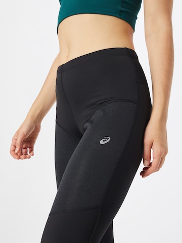 Skinny Pantalon de sport ASICS en noir