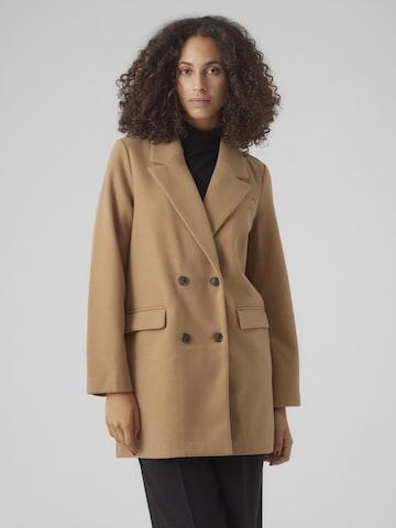 VERO MODA Between-Seasons Coat 'Vince Aura' in Brown: front