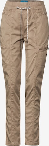 STREET ONE Pants 'Bonny' in Beige: front