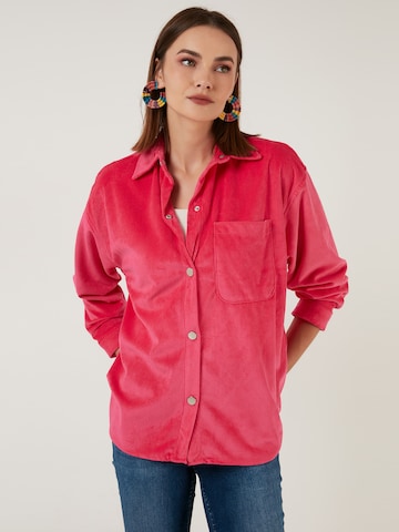 LELA Blouse in Pink: front