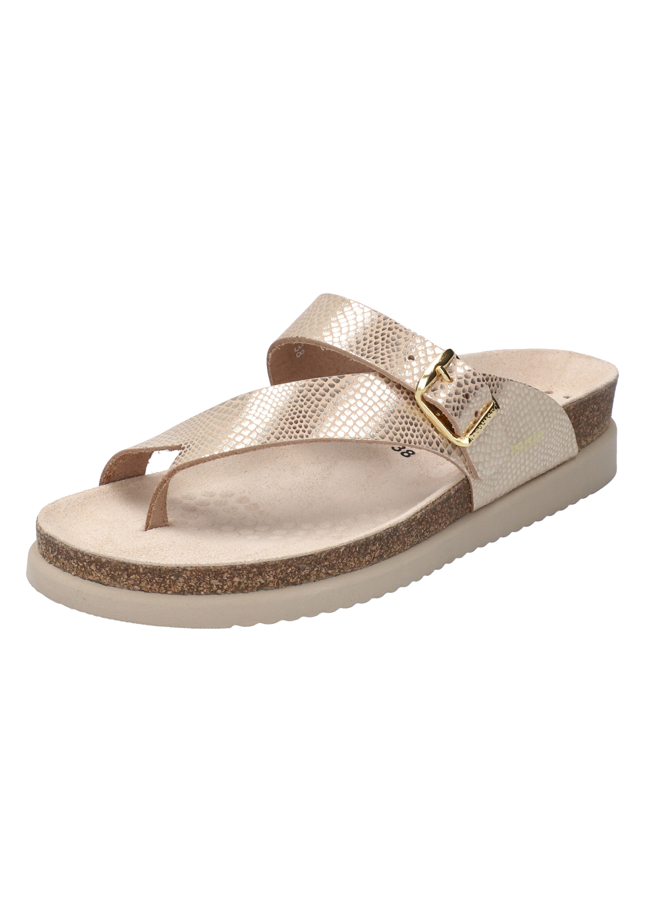 MEPHISTO Zehentrenner 'HELEN' in Beige: Vorderseite