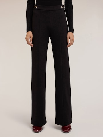 MOTIVI Flared Broek in Zwart