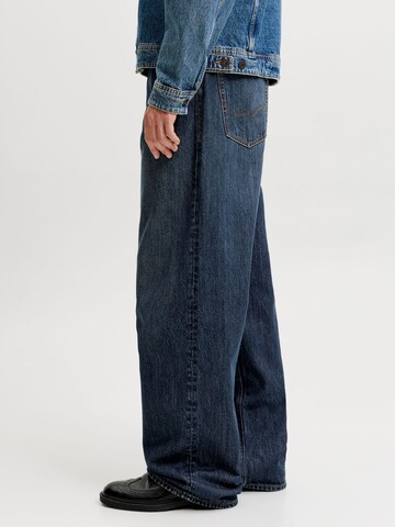 JACK & JONES Wide Leg Jeans 'JJ Dave' i blå