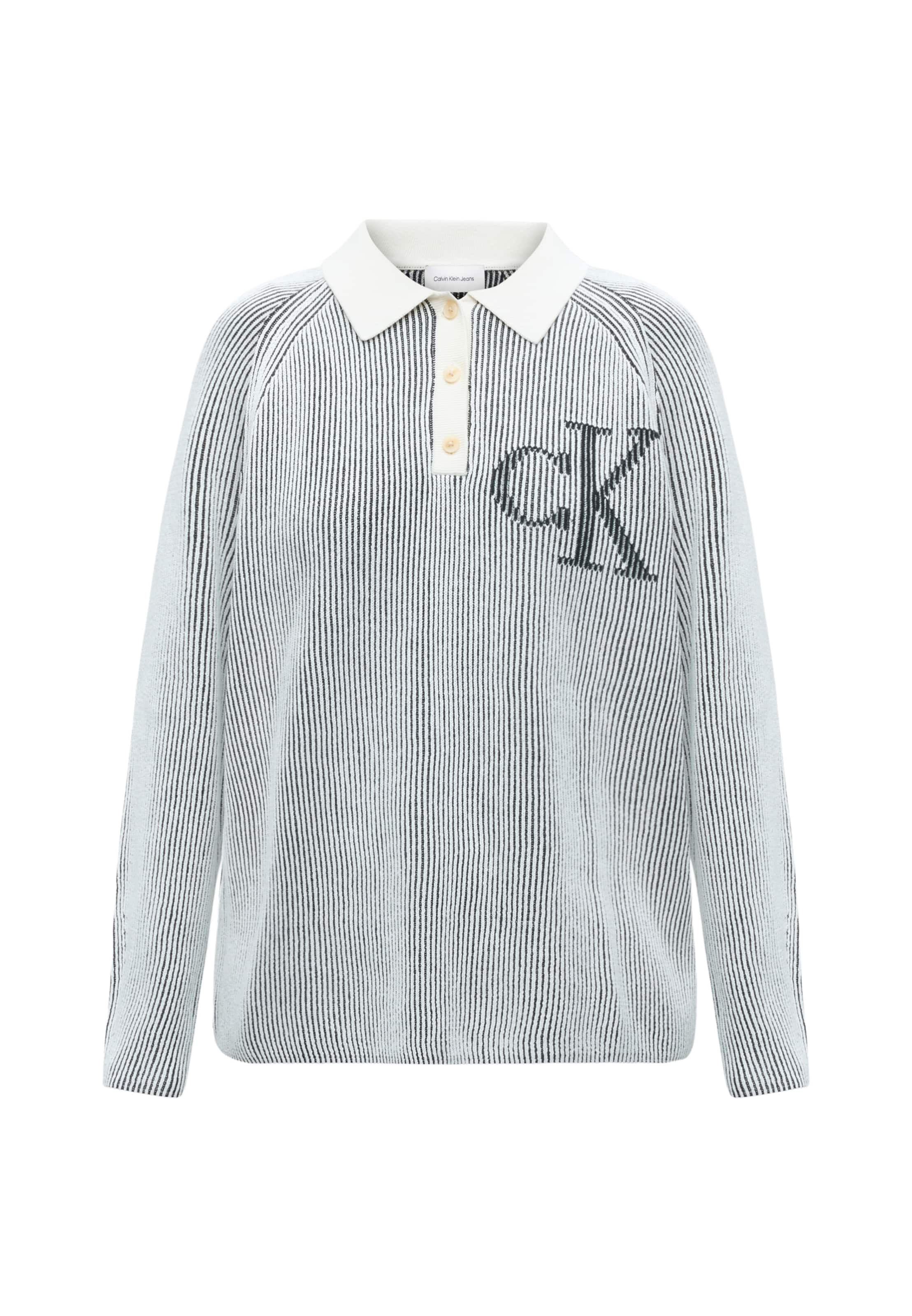 Calvin Klein Jeans Свитер в Белый: спереди