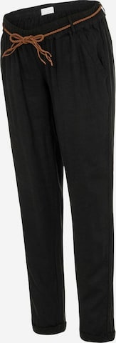MAMALICIOUS Pants 'BEACH' in Black: front