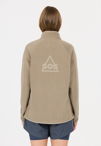 SOS Functionele fleece jas 'Munson' in Bruin
