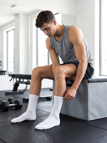 sockenkauf24 Athletic Socks in White