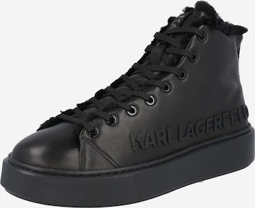 Karl Lagerfeld Sneaker in Schwarz: front