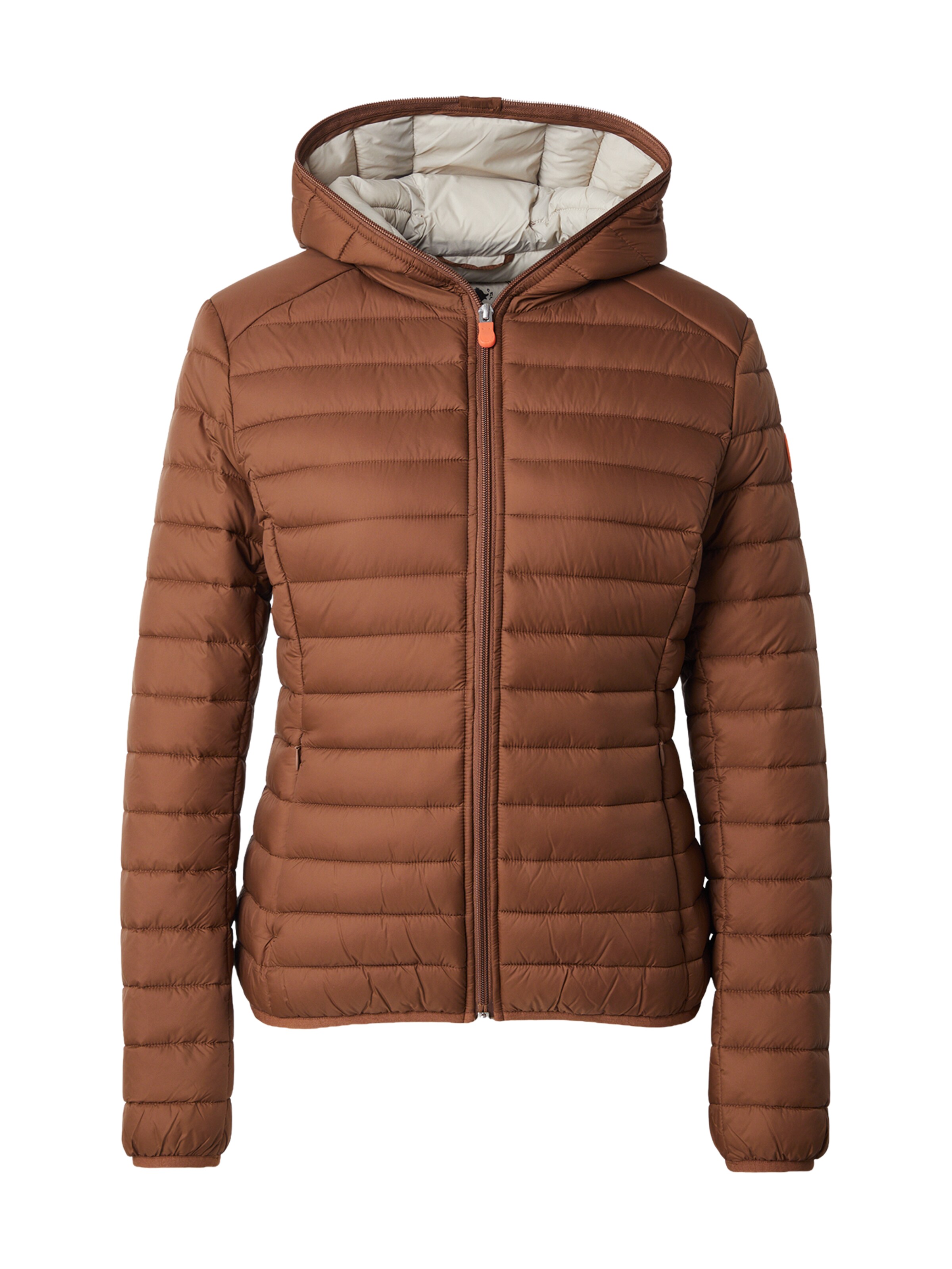 SAVE THE DUCK Between-Season Jacket 'DAISY' in Brown: front