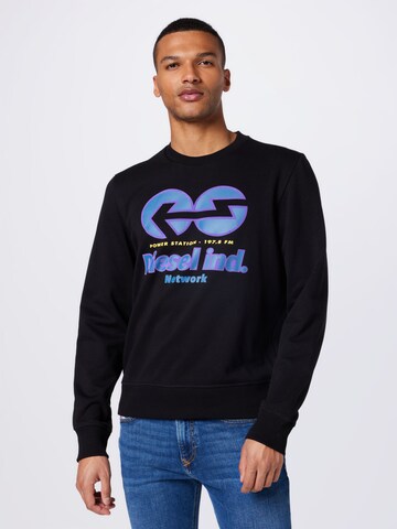 DIESEL Sweatshirt 'Ginn' i svart: framsida