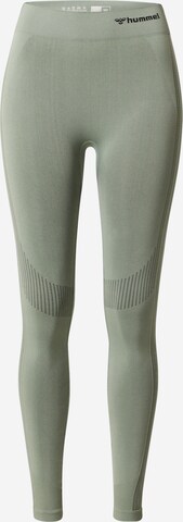 Pantaloni sportivi di Hummel in verde: frontale