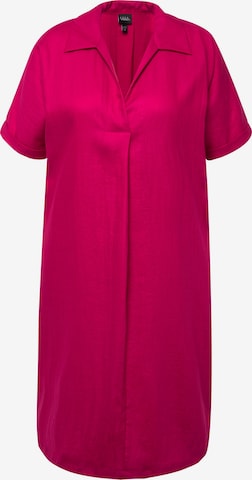 Robe Ulla Popken en rose : devant