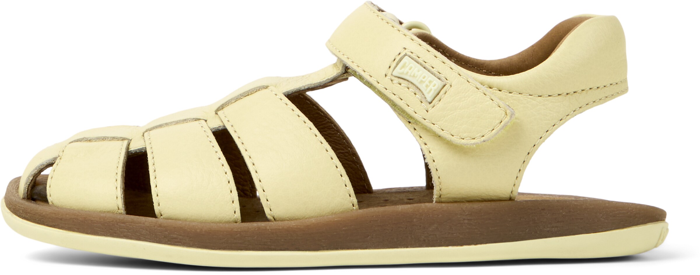 CAMPER - Sandalias ' Bicho ' en amarillo: frente