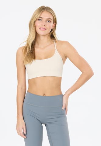 Athlecia Bustier Sport bh 'Emarri' in Grijs: voorkant