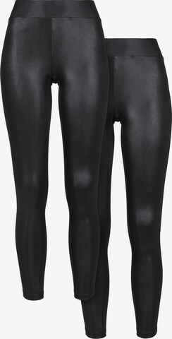 Urban Classics Regular Leggings in Black: front