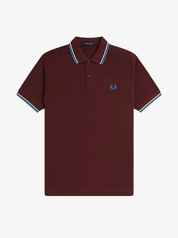 Fred Perry Koszulka 'Polo fred perry granate z63 twin tipped shirt' w kolorze czerwony