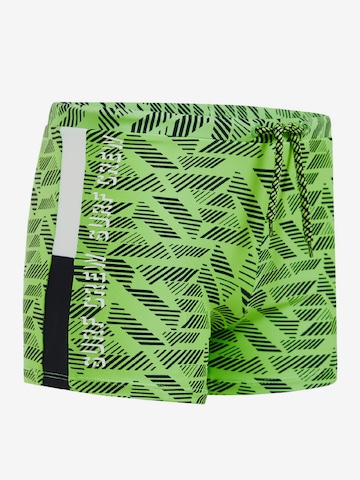 WE Fashion Plavecké šortky - Zelená