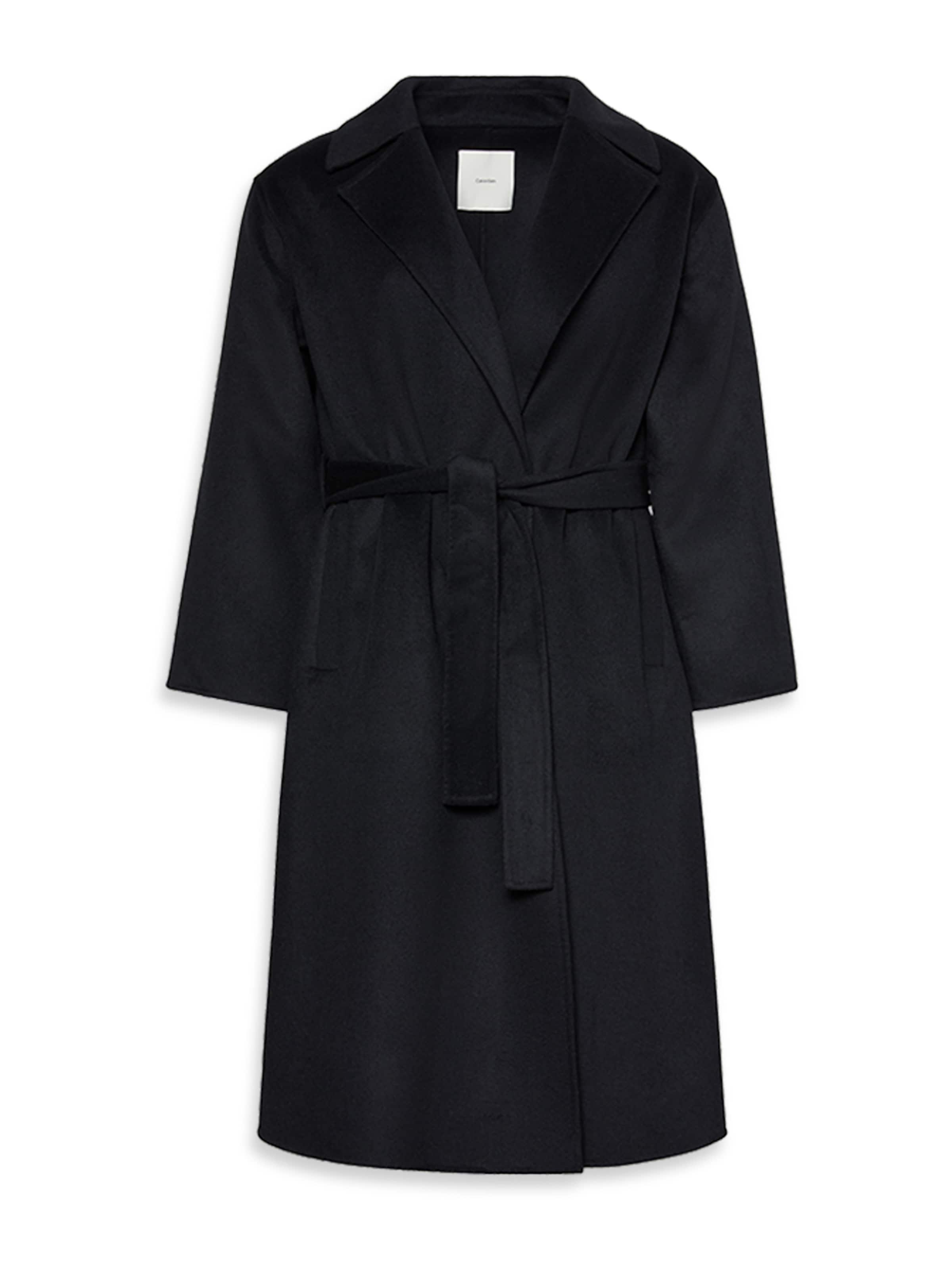 Calvin Klein Přechodný kabát 'Hero' – černá: přední strana