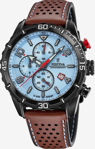 Montre à affichage analogique FESTINA en bleu : devant